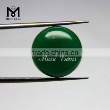 New Fashion Cabochon Loose Gemstone Round Green Agate