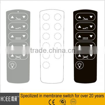 Remote Controller Application membrane flex panel overlay