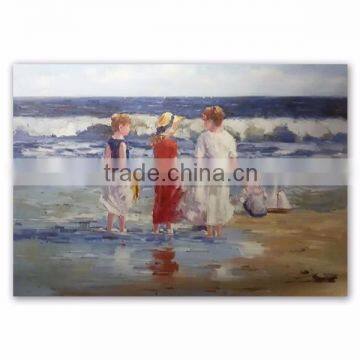 Wholesale child oil painting on canvas