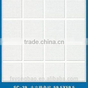 Equipments Producing Restaurant 7mm False Ceiling Tiles Designs