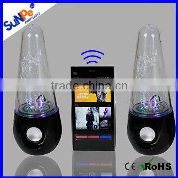 Hifi Light up Subwoofer Tower Bluetooth Fountain LED Water Dance Speakers for Computer Accessories
