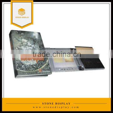 quartz stone sample book/ stone display sample books