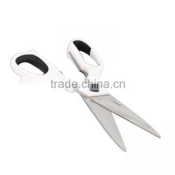 Rubber Soft Handle Scissors 8 Inch Hot Sale Kitchen Stainless Steel Scissors