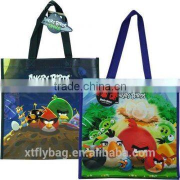 Birds with Space lamination Non Woven Handbag Tote Bag/lamination bag