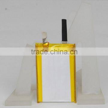 3.7v 1000mah Li-ion polymer battery Size:5.8X45X50mm