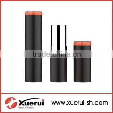 wholesale empty cosmetic black lighted lipstick tube