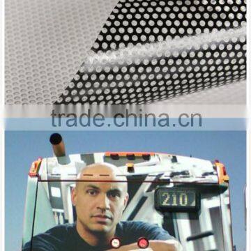 one way vision car window film/sticker one way vision/perforated window film