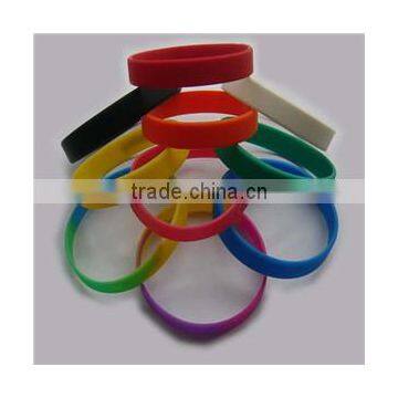 Rainbow Color Silicon Wristband Made In China