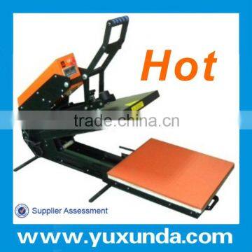 Drawer auto open heat press machine for T shirt