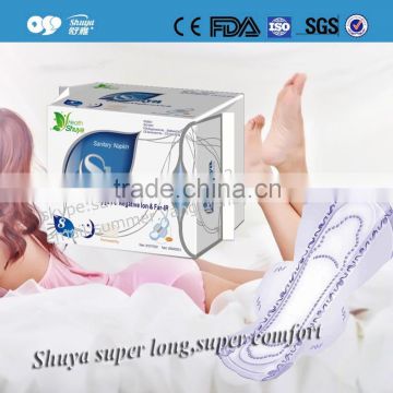 Wholesale lady anion sanitary napkin for cotton underwear