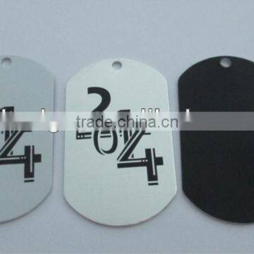 aluminum dog tag, printed dog tag, 2014 dog tag