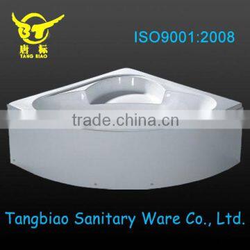 Acrylic corner bathtub,small corner bathtub with apron