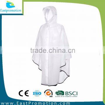 0.15 MM EVA MATERIAL FABRIC BIODEGRADABLE RAIN PONCHO