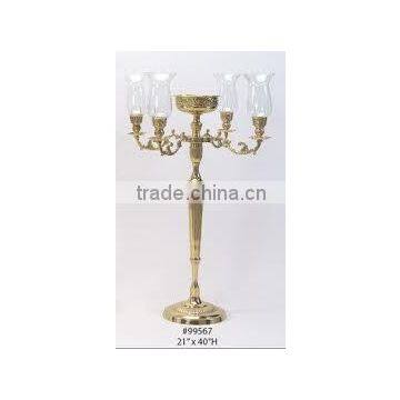 Hot!! Wedding Crystal Candelabra on Sale , Decorative Tall Wedding Candelabra Centerpiece, photo-3
