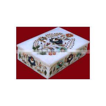 White Inlay Box, Marble Box