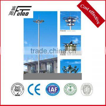 6X800W HPS lamp with high mast lighting pole