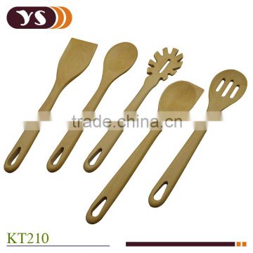 5pcs new style beech wood spoon set