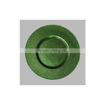 Green charger plate