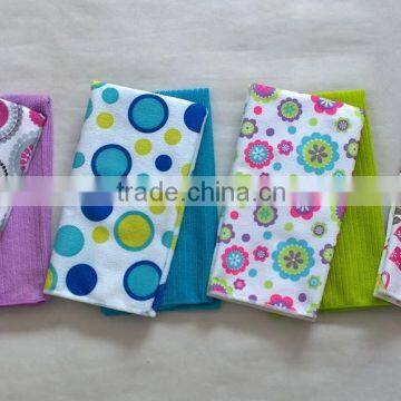 Water Absorbed Plain Solid Colour Transfer Printing Polyester /polyamide Microfiber Towel Set