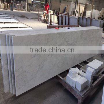 Carrara white marble stone kitchen countertop materials