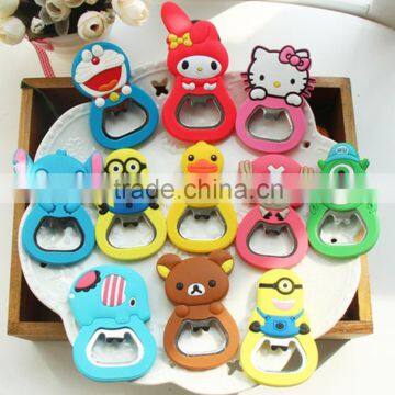 Promotional PVC Beer Bottle Keychain, Cheap Bulk Cola Bottle Opener photo-2