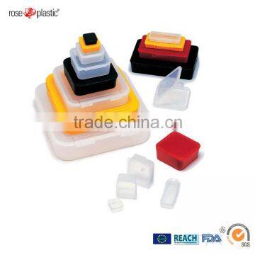 PP Transparent Plastic Die and Hand Tap Box Packaging Container With Closure Uni Box UB photo-2