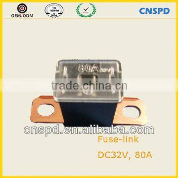 80A Car blade fuse link Bent male type(48mm),80A fuse holder