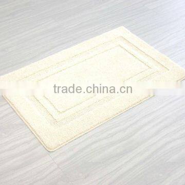 2016 DaDa Solid Clocr 100% Polyester Anti_slip bathroom mat