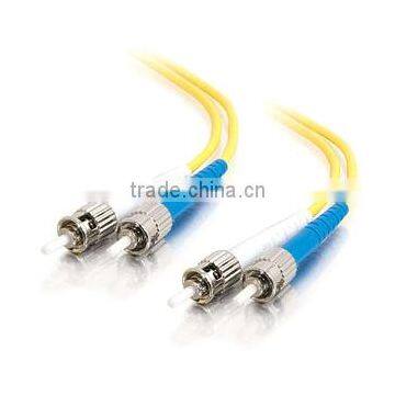 3m ST-ST 9/125 OS1 Duplex Singlemode PVC Fiber Optic Cable (LSZH)