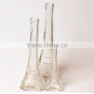 Clear Eiffel Tower Glass Jar Bottle for Flower or Artwork photo-4