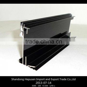 dark black aluminum profiles for solar panel mounting bracket