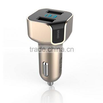 Dual USB Bluetooth car chargers with fm transmitter