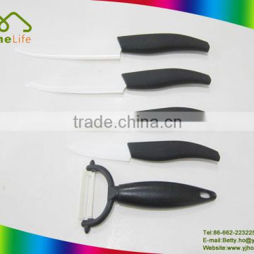 High Quality Type Option Kitchen Ceramic Knife, Black Handle