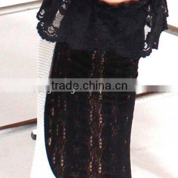 Taiwan Factory Floral Mesh Lace Top Ankle Socks