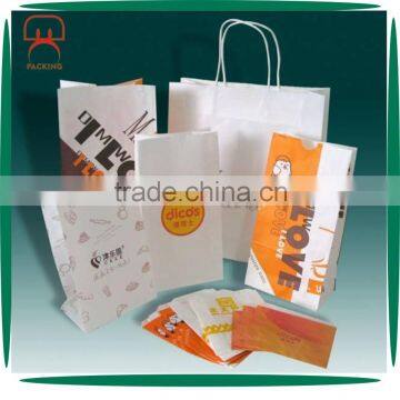 Food grade White Kraft Paper Bag for Food
