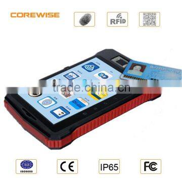 7 inch Android Handheld Industrial PDA with UHF RFID Reader Barcode Scanner data collector Fingerprint Sensor Built-in