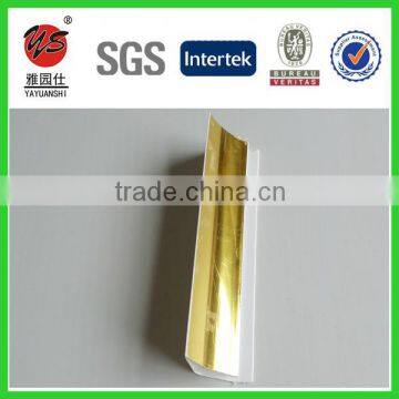 gold color pvc corner