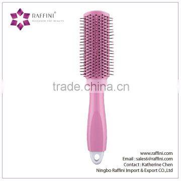 Raffini New Patterned China Supplier Plastic with Concealed Comb Finishing hair brush