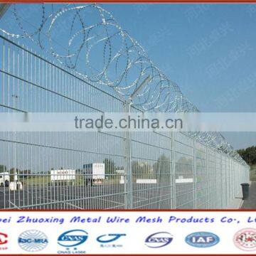 Y type barbed wire fence / prison guard rail Y type fence / detention center fence