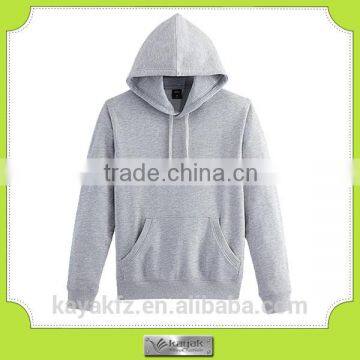 plain wholesale grey custom cheap men's hoodies