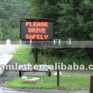 Traffic Signs P10 Single Yellow Color Led Display/led Screen/led Message Electronic Traffic Signs photo-4