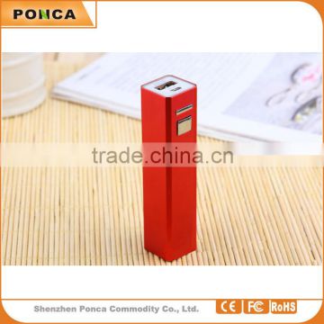 Hot sale ! Portable battery Charger 2600mah lipstick Power Bank