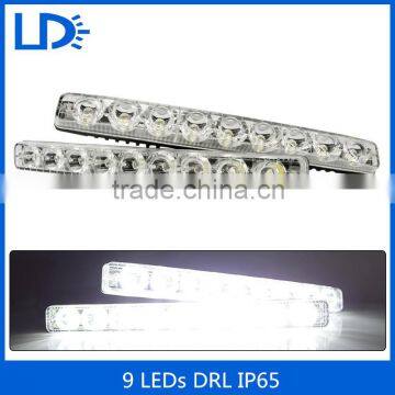 hot sale car auto part 12v waterproof led universal drl led daytime running light auto daylight led car