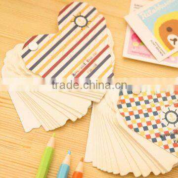 New Design Heart Sticky Notepad/Mini Notepad/Custom Notepad