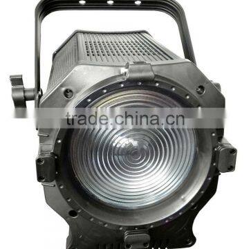 300Watt Pro Electronic Zoom Focusable DMX Dimming Sound 300W RGBW 4IN1 COB LED Fresnel Studio Video TV Spot Light With Shutters photo-3