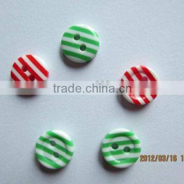 2 Holes Polyester Resin Buttons For Clothing