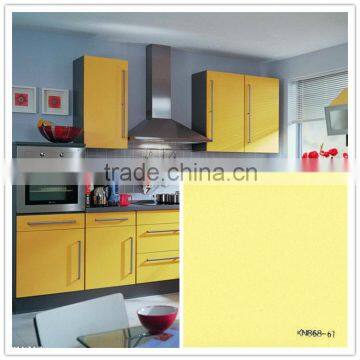 new design laminate kitchen cabinet door foil for membrane press