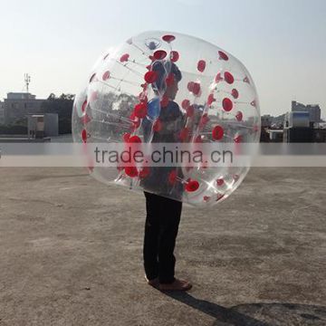 Hola red pot bumper ball/knocker ball/inflatable ball suits