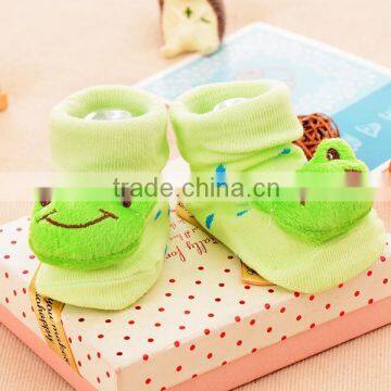 Lovely Baby Slippers Animal Design Cartoon Newborn Infant Boys Girls Kids Cute Anti-slip Warm Cotton Socks photo-4