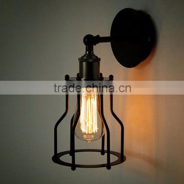 Export quality bar iron rack wrought iron wall lamp personality